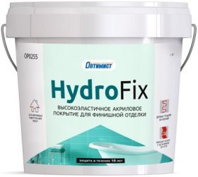 Гидроизоляция Готовая Оптимист C407 Hydrofix 7кг Высокоэластичная, Белая / Оптимист С407 Гидрофикс.