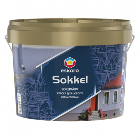 Краска для Цоколя 0.95л Eskaro Sokkel Белая, Матовая, Акрилатная / Эскаро.