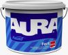 Краска Фасадная Aura Fasad Fort 9л Белая, Матовая, Атмосферостойкая  для Фасадов и Цоколей / Аура.