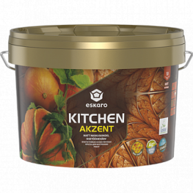Влагостойкая Краска 0.9л Eskaro Akzent Kitchen Матовая Особо Прочная для Внутренних Работ.