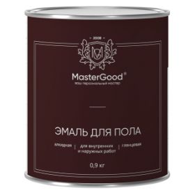 Эмаль для Пола Master Good 1.9кг Красно-Коричневая Алкидная / Мастер Гуд.