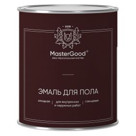 Эмаль для Пола Master Good 0.9кг Красно-Коричневая Алкидная / Мастер Гуд.