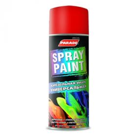 Аэрозольная Эмаль Декоративная Универсальная Parade Spray Paint 0.4л Красный / Парад Спрей Пейнт.