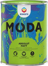 Краска для Стен и Потолков Escaro Moda Absolut Matt 9л Бархатисто-Матовая.