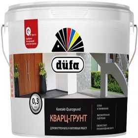 Грунт Контактный Dufa KONTAKT-QUARZGRUND RD328 20кг Белый для Внутренних и Наружных Работ.