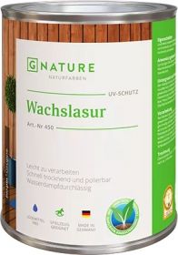 Воск-Лазурь Gnature 450 Wachslasur 0.375л 5001 Бежевый для Деревянных Стен, Потолков, Интерьера / Джинатуре.