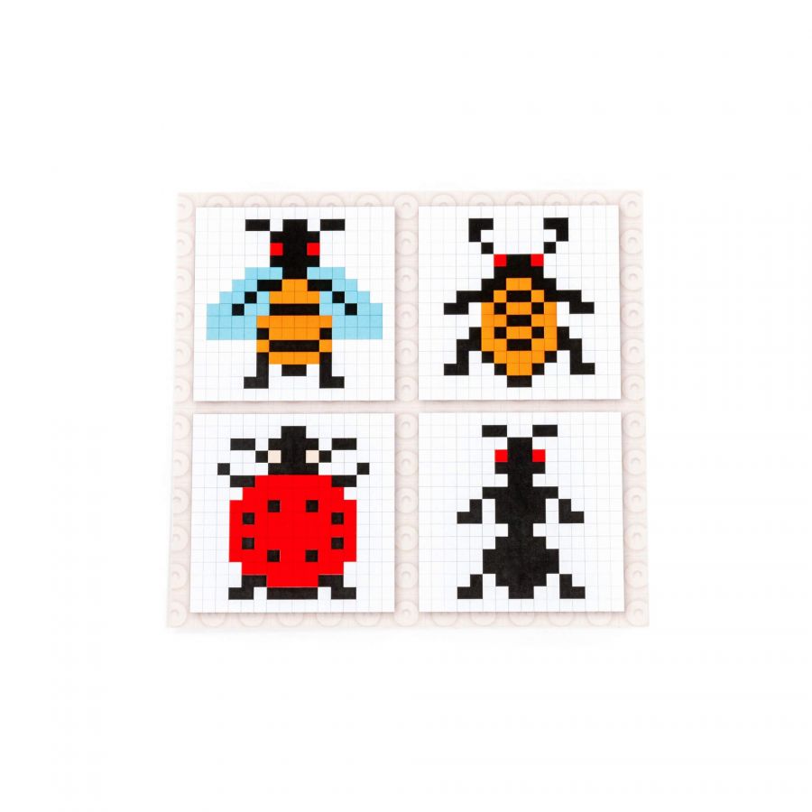 Конструктор "Классик" "Мозаика №1 (жуки)" (350 элементов) (в пакете)