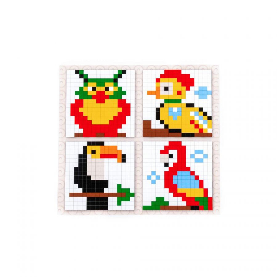 Конструктор "Классик" "Мозаика №10" (птицы) (350 элементов) (в пакете)