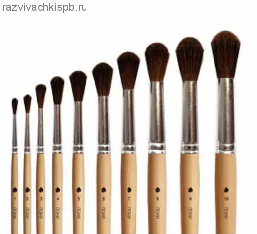 Кисть Пони №6,  круглая.