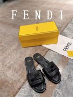 Шлепанцы FENDI черные