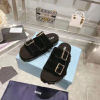 Шлепанцы PRADA PREMIUM черные