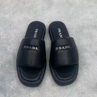 Шлепанцы PRADA PREMIUM черные