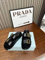 Шлепанцы PRADA PREMIUM черные