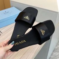 Шлепанцы PRADA PREMIUM черные