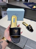 Шлепанцы PRADA PREMIUM черные