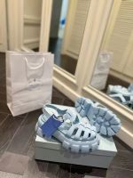 Босоножки PRADA PREMIUM голубые