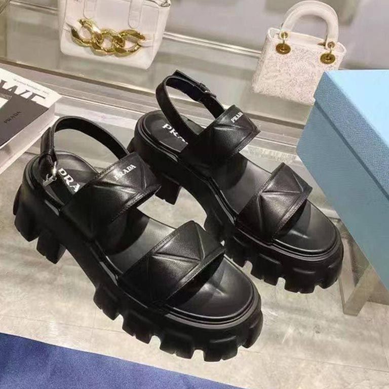 Босоножки PRADA PREMIUM черные