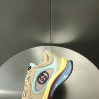 Кроссовки GUCCI RUN SNEAKER PREMIUM бежевые