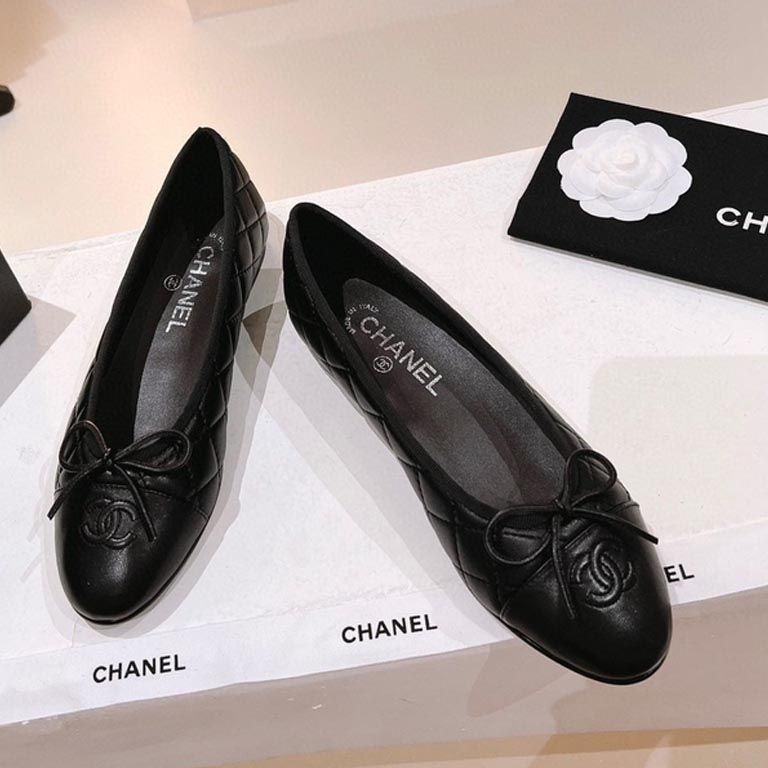 Балетки CHANEL PREMIUM черные