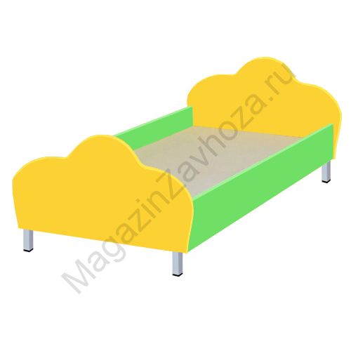 Кровать детская 40 (МДФ) На металлических ножках