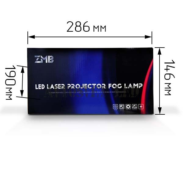 Фары противотуманные ASF5-40W FLOOD с границей света