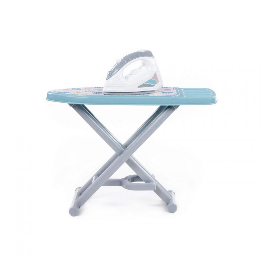 Набор игровой "Утюжок №3 с гладильной доской" (серо-голубой) (в сеточке)
