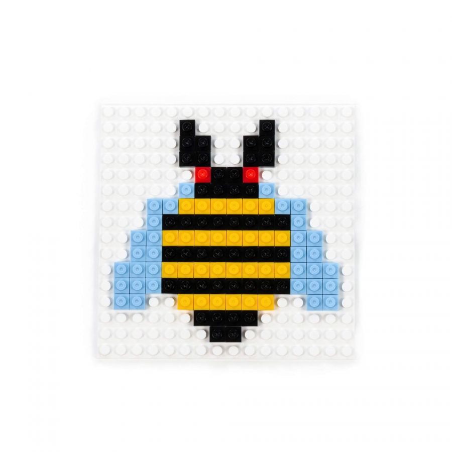 Конструктор "Классик" "Мозаика №2 (насекомые)" (350 элементов) (в пакете)