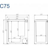 Автохолодильник Alpicool C75