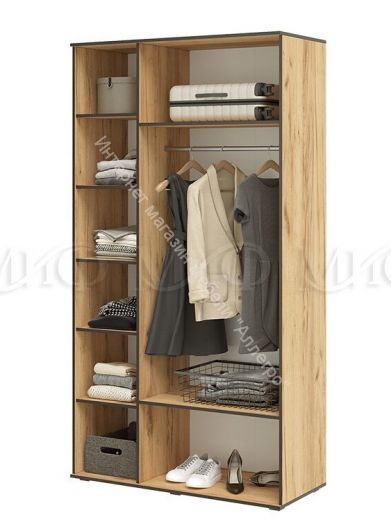 Шкаф 3-х створчатый "Норд" Графит