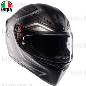 Мотошлем AGV K-1 S Sling, Черно матовый-серый