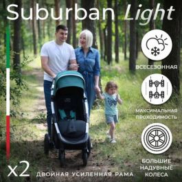 Прогулочная коляска Sweet Baby Suburban Light Blue (Air)