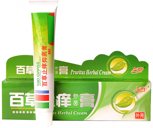 Фитокрем от зуда (травяная мазь) pruritus herbal cream Xuanfutang