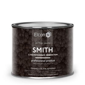Краска c Молотковым Эффектом Elcon Smith 0.4кг По Ржавчине 3 в 1, Синяя / Элкон Смит.