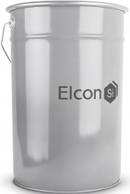 Эмаль Термостойкая Elcon КО-828 400°С 25кг Белый для Защитной Окраски Фосфатированных и Нефосфатированных Стальных Деталей / Элкон.