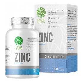 Nature Foods Zinc Citrate 100 caps