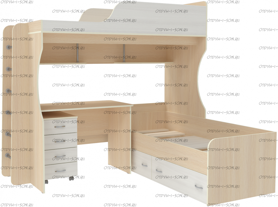 Кровать двухъярусная Дуэт-5