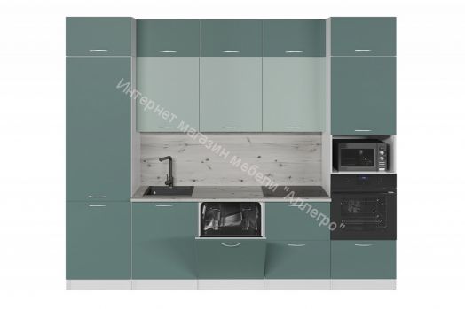 Кухонный гарнитур Асая экстра 2 3000 мм (ПМ)