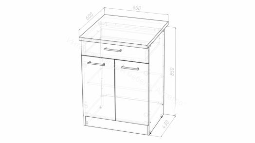 Кухонный гарнитур Терция стандарт 1600 мм