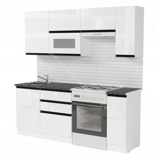 Кухонный гарнитур Лотос ультра 2000 мм