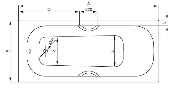 Прямоугольная стальная ванна Bette Form 2940 140х70 ФОТО