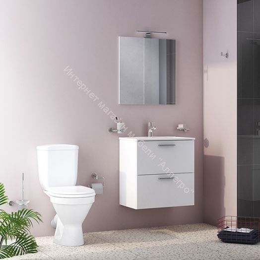 9837B099-7201 Norm Blanc унитаз, сиденье термопласт с микролифтом, механизм смыва 3/6 л,выпуск под углом 45