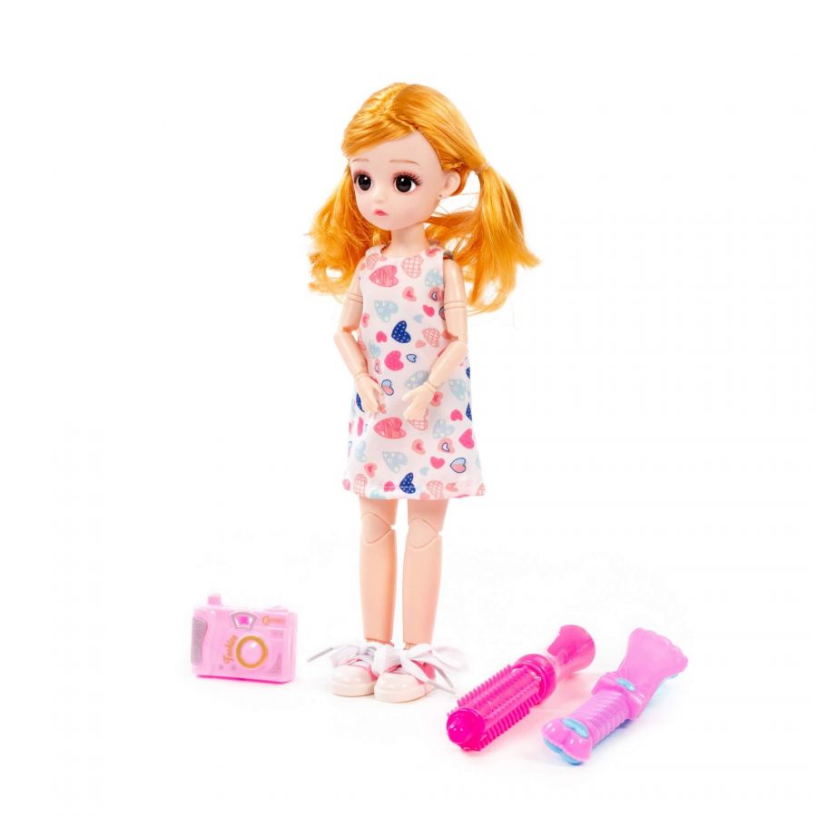 Кукла "Даша" (29 см) у стилиста + аксессуары (3 элемента) (в коробке №2)