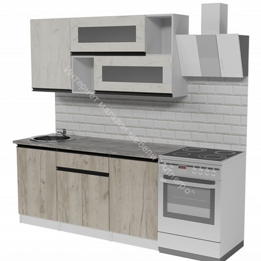 Кухонный гарнитур Паола стандарт 1600 мм