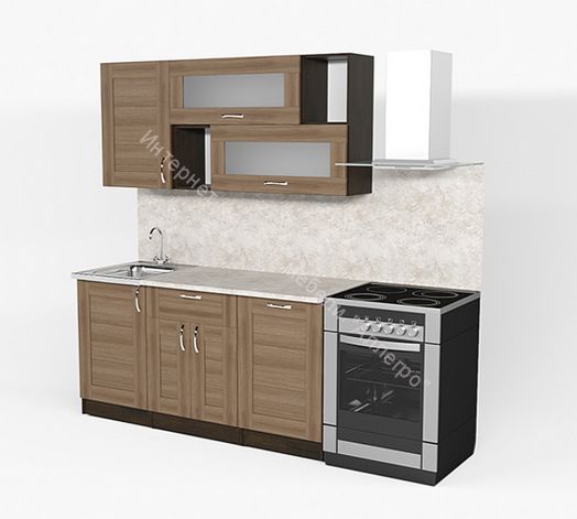 Кухонный гарнитур Кира стандарт 1600 мм