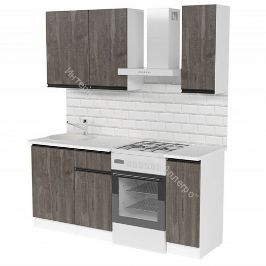 Кухонный гарнитур Ноктюрн лайт 1200 мм