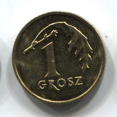 1 грош 2019 Польша UNC