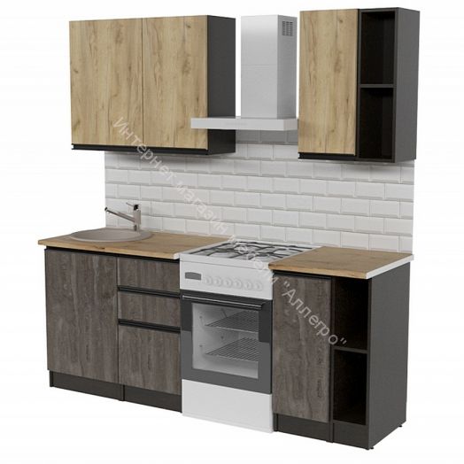 Кухонный гарнитур  Адажио медиум 1400 мм