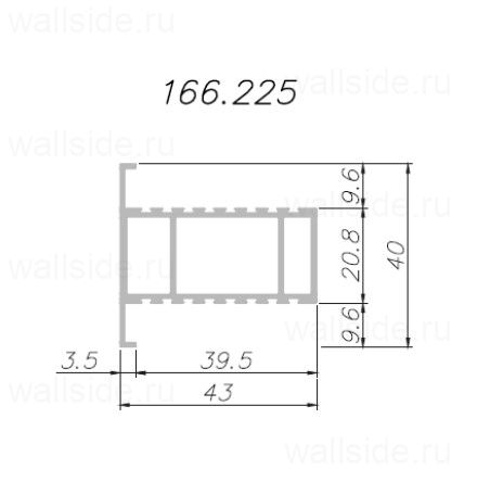 Полотно для раздвижной двери ЛДСП Egger панель, высота до 2,7 м
