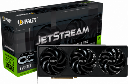 Видеокарта GeForce RTX 4070 Super 12Gb Palit Super Jetstream Oc NED407ST19K9-1043J