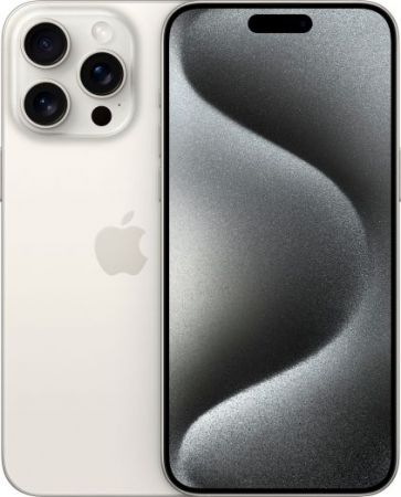 Смартфон Apple iPhone 15 Pro Max 512 ГБ, Dual: nano SIM + eSIM, белый титан JP